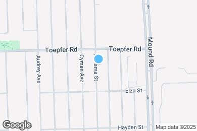 Map image of the property - 21536 Panama St