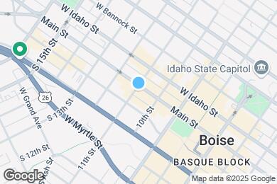 Map image of the property - Call Downtown Boise Home at The B-Side