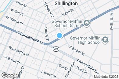 Map image of the property - 34 E Lancaster Ave