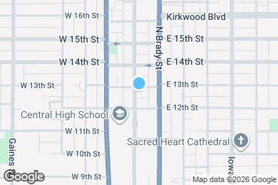 Map image of the property - 133 W 13th St