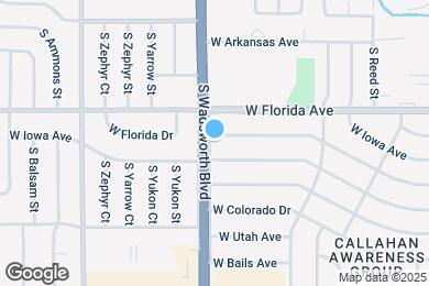 Map image of the property - 1540 S Wadsworth Blvd