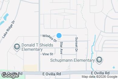 Map image of the property - 209 Wilshire Dr