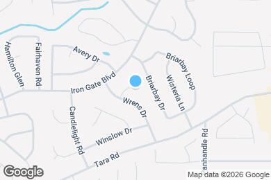 Map image of the property - 1361 Wrens Ct