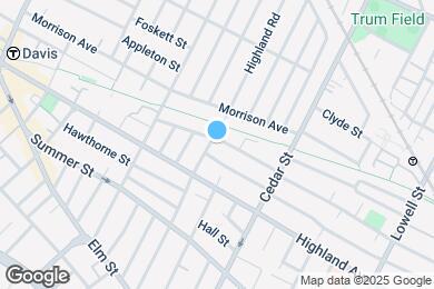 Map image of the property - 121 Hancock St