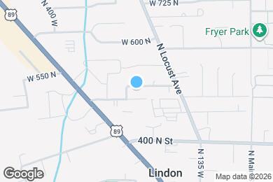 Map image of the property - 287 W 500 N