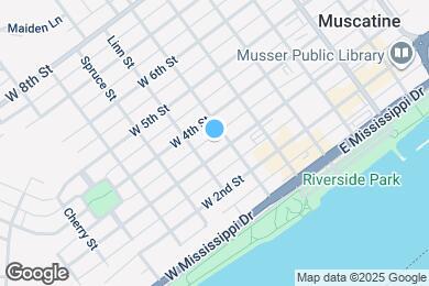 Map image of the property - 307 W 3rd St