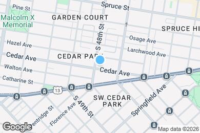 Map image of the property - 4733 Cedar Ave