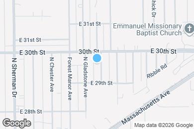 Map image of the property - 2950 N Colorado Ave