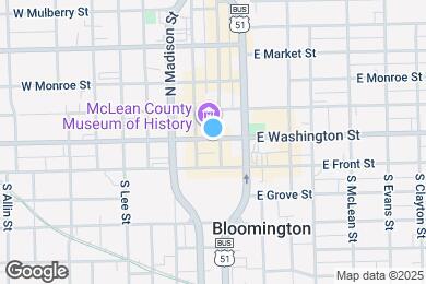 Map image of the property - 108 W Washington St