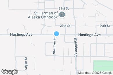 Map image of the property - 1441 Hastings Ave