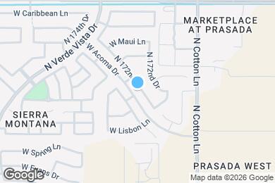 Map image of the property - 14920 N 172nd Ln