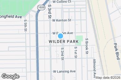 Map image of the property - 4114 S 2nd St