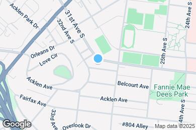 Map image of the property - 3008 Blakemore Ave