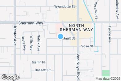 Map image of the property - 14604 Gault St