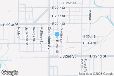 Map image of the property - 3009 E Lynn St