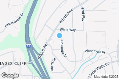 Map image of the property - 1334 Columbia Dr