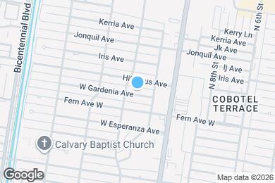 Map image of the property - 1110 W Gardenia Ave