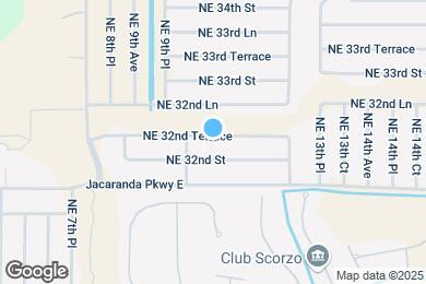 Map image of the property - 1012 NE 32nd Terrace