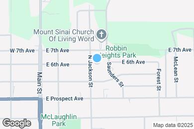 Map image of the property - 620 N Jackson St