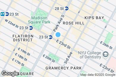 Map image of the property - 121 E 23rd St