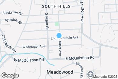 Map image of the property - 119 E Rockenstein Ave 2