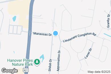 Map image of the property - 606 Manassas Dr