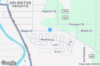 Map image of the property - 414 Maple Dr