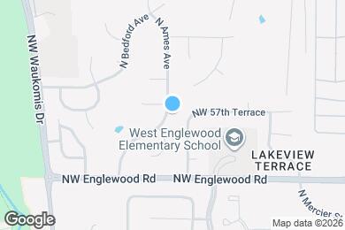 Map image of the property - 5715 N Ames Ave