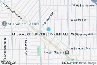 Map image of the property - 3324 W Diversey Ave