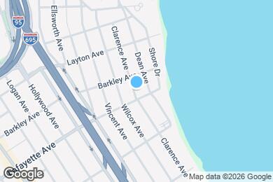 Map image of the property - 916 Clarence Ave