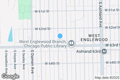 Map image of the property - 6239 S Honore St