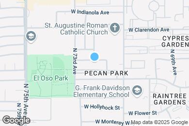 Map image of the property - 7201 W Sunderland Ave