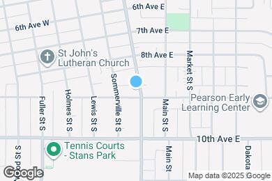 Map image of the property - 335 Shakopee Ave E