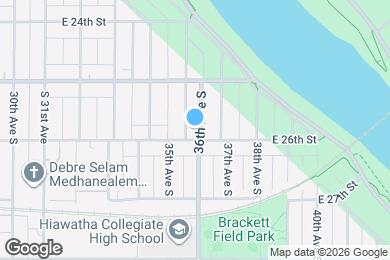 Map image of the property - 2549 35th Ave S