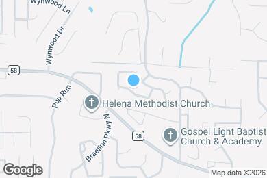 Map image of the property - 175 Cedar Bend Dr