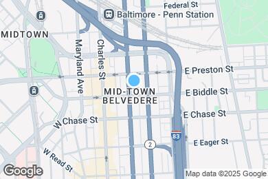 Map image of the property - 1205 St Paul St
