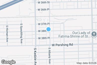 Map image of the property - 3101 W 38th St