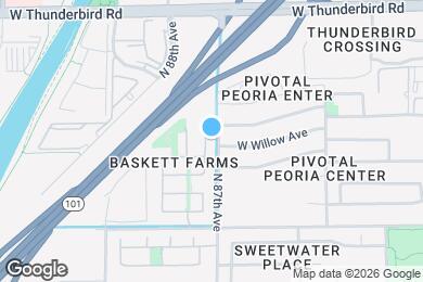 Map image of the property - 13405 N 87th Dr