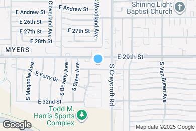 Map image of the property - 5433 E 30th St