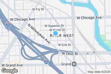 Map image of the property - 670 N Peoria St
