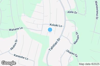 Map image of the property - 117 S Kaupo Dr