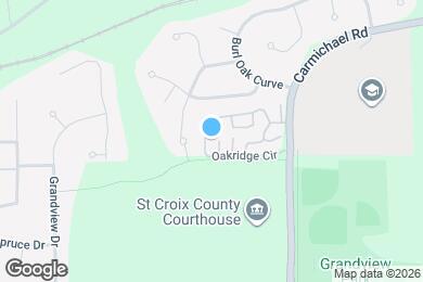 Map image of the property - 2336 Oakridge Cir
