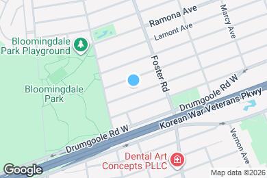 Map image of the property - 587 Darlington Ave