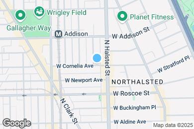 Map image of the property - 820 W Cornelia