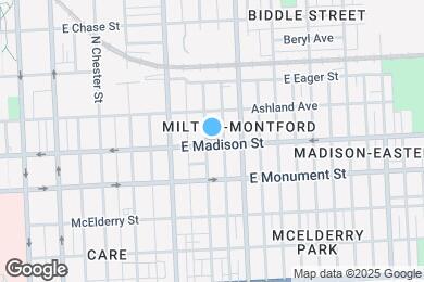 Map image of the property - 803 N Montford Ave