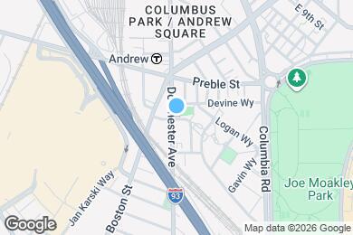 Map image of the property - 636 Dorchester Ave