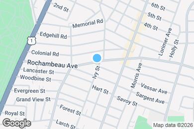 Map image of the property - 173 Rochambeau Ave