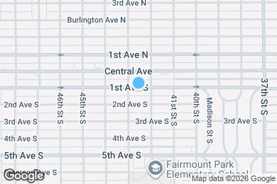 Map image of the property - 4234 1st Ave S