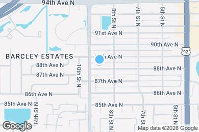 Map image of the property - 861 88th Ave N