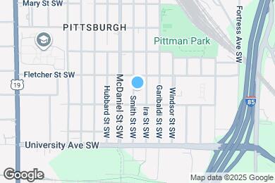 Map image of the property - 1098 Smith St SW